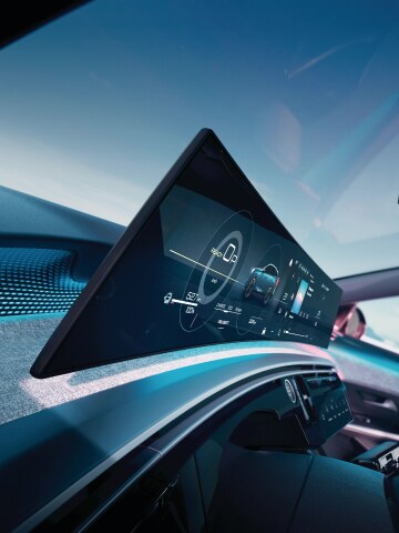 PEUGEOT E-3008 panoramisch zwevend display